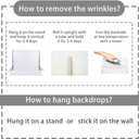 Bokeh Backdrop - 10x10ft Winter Wonderland Banner Snowflakes Sparkle Christmas Holiday Party Decoration Festive Photo Booth Blue White Violet Birthday Background(Not Real Glitter)