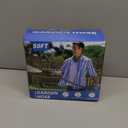 Garden Hose 50ft, Non-Expanding, Lightweight, Leak-Proof Metal interface, No-Knots, Portable, Wear-Resistant, Sturdy, Flexible, 3/4GHT, Water Hose for Yard, Garden (Black)