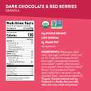 Love Crunch Organic Dark Chocolate & Red Berries Granola, 11.5 oz (Pack of 6), Vegan, Non-GMO, Fair Trade, by Nature's Path