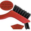 6-Pack Nylon Cleaning Brushes - Non-Scratch Nylon Bristles for Delicate Surfaces & Daily Cleaning | Ergonomic Grip with Mini Head & Hanging Hole