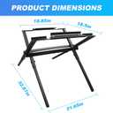 10 Inch Table Saw Stand Fits For DEWALT Table Saw Job Site Compact DW7451 DW7480 DCS7485 DW745