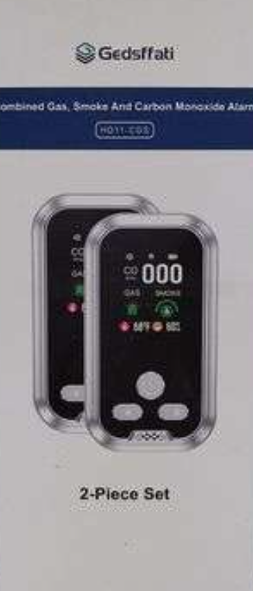 Gedsffati  Combined Gas Smoke And Carbon MonoxideAlarm