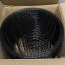 8in X 100ft Critter Guard for Solar Panels, 1/2inch PVC Coated Solar Panel Guard, Critter Guard Roll Kit for Solar Panel Wire Mesh, Black Pigeon Barrier with 120pcs Fasteners, Cutting Scissor, Gloves