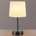 Rechargeable Table Lamp, 5000mAh Cordless Battery Operated Lamp, Stepless Dimming 2700K Warm White, Wireless Nightstand Lamp for Bedroom, Living Room, Dining Table, Counter, Desk