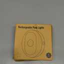 WILLED Puck Lights with Remote Control, Rechargeable Under Cabinet Lights, 1200mAh Battery Operated Tap Lights, Dimmable Push Lighting, Wireless Closet Light, LED USB Stick On Light (6 Pack) (Warm White - Cool White, Black)