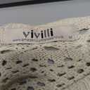 Vivilli Swimsuit Cover Up for Women Summer Crochet Beach Cover Up Off The Shoulder Knit Tops Vacation Outfits 2026 (Beige, M)