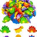 ZAKVOOR 120 Pack Dinosaur Erasers Assorted Designs Bulk Pencil Erasers Rubber Erasing Supplies for School and Office