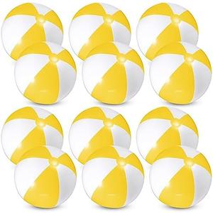 Chitidr 2 Pcs 16'' Beach Ball PVC Inflatable Ball Bulk Blow up Pool Balls for Swimming Pool Summer Hawaiian Tropical Theme Party Favors Decorations Favors Supplies