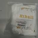 Hiball Workout Bolero Shrug Crop Top Long Sleeve Women, Sports Shrug Cropped Shirts, Cooling Shawl Arm Sleeves (White, L)