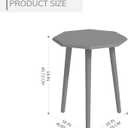 JFY Designs Wooden Side Table 16" D x 16" W x 18" H - End Table & Accent Tables for Living Room & Bedroom, Versatile Nightstand Sofa Table, Small Accent Furniture for Home Decor