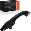 A-Premium Front Right Passenger Side Exterior Door Handle Compatible with Honda CR-V CRV 2007 2008 2009 2010 2011, Primed Black, Replace# 72140-TY4-A41ZD, 72140-SWA-A01