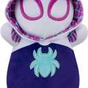 Squishmallows 10"" HugMees Spider Man Ghost Spider, Medium