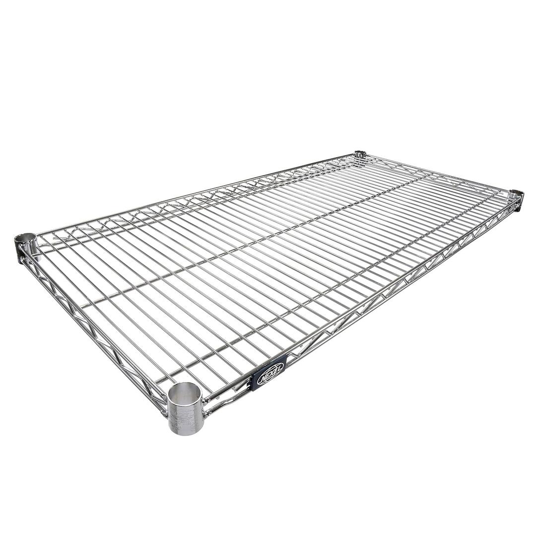 Nexel Additional Wire Shelf for Wire Shelving Units, 600-800 lb Capacity, 21"W x 30"L, Chrome Finish