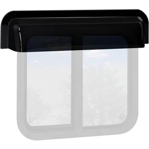 RV Window Rain Deflector & Sun Blade, RV Window Blade Rain Guard Sunroof Deflector Fits 24 inch Wide RV Sliding&Vertical Windows,Deflects Rain and Sun Protection for Camper Van Windows