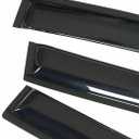 Tape-On Rain Guard 4-Piece for 2014-2019 Highlander Windows Visor Shield Shade Smoke 94427