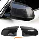 Side Mirror CapsCarbon Fiber Rearview Compatible with 2014-2018 X3 F25 X4 F26 X5 F15 X6 F16
