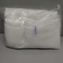 Dreaming Casa White Sheer Curtains 84 Inches Long, Rod Pocket & Back Tab Light Filtering Textured Sheers for Living Room Bedroom, 2 Panels, Each 100" W x 84" L