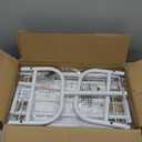 Kids Clothing Rack, Small Clothes Shelf with Metal Storage Shelf, Kids Dress Up Storage Rack, (White), 9.85"D x 31.5"W x 46.4"H