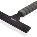 Window Squeegee with Handle for Car Windows, Glass, Mirror, Black