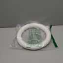 FloraCraft Extruded CraftFōM Wreath 1.7 Inch x 11.7 Inch White