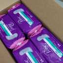 Poise Incontinence Pads & Postpartum Incontinence Pads, 3 Drop Light Absorbency, Long Length, 96 Count (4 Packs of 24)