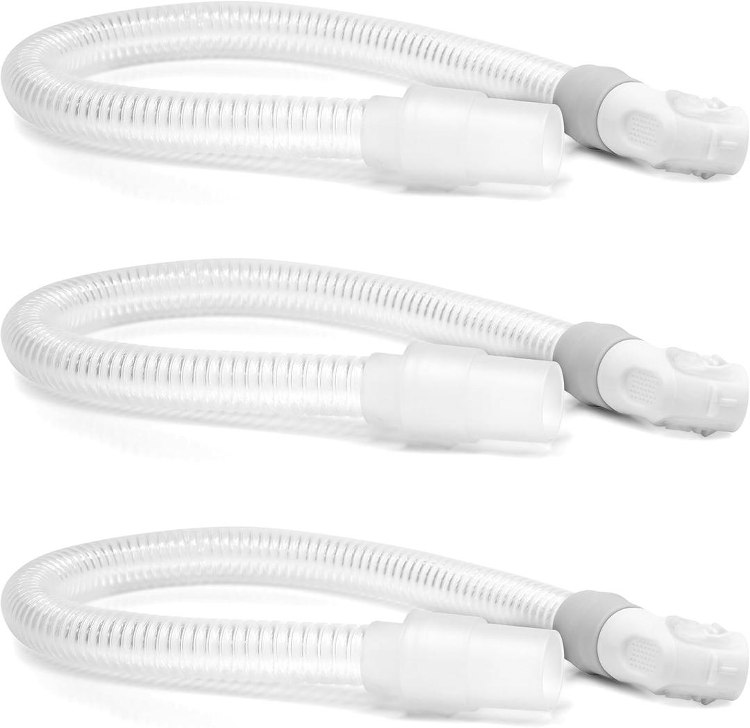 3 Packs Replacement Short Hose for N20, Reduce Air Leaks & Noisy Sound, Included 3 PCS of Short Tubes, Quick-Release Elbows and Swivels in One Package Supplies by Everness