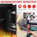 1.2 Cub Small Fireproof Safe for Home, Personal Fire Safe Box with Digital Keypad Key and Removable Shelf, Small Security Box for Money Firearm Medicine Valuables