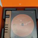 R300 CD Player Portable Bluetooth Desktop Retro CD Players for Home,Without Speakers, Rechargeble Battery Small Compact Vintage CD Player,SPDIF Out,Brown