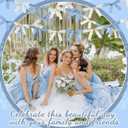 2 Pcs Baby Blue and White Bow Garland Banner 16.4 ft Bow Party Decorations for Girls Pastel Bow Ribbon Banner Bow Birthday Baby Shower Decorations Coquette Bridal Shower Party Supplies