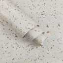 Glossy Granite Wallpaper Peel and Stick Countertop Contact Paper Waterproof Removable Terrzzo Contact Paper for Cabinets and Drawers Self Adhesive Marble Vinyl Wallpaper for Kitchen Bathroom (15.7" x 118")