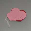 Tinlade 27 Pcs Large 3D Valentines Heart Decorations 7.8 x 7.8 Inch Red Pink Rose Red Paper Hearts Hanging Ornaments for Valentine Wedding Engagement Anniversary Bridal Shower Party Decor