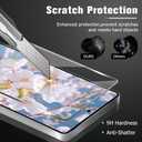 2 x [4 Packs] Tempered Glass for Samsung Galaxy S25 Ultra 6.9 Inch, 9H Clear, Fingerprint Unlock, Scratch Proof, No Bubble, Easy Installation Frame for Galaxy S25 Ultra Screen Protector