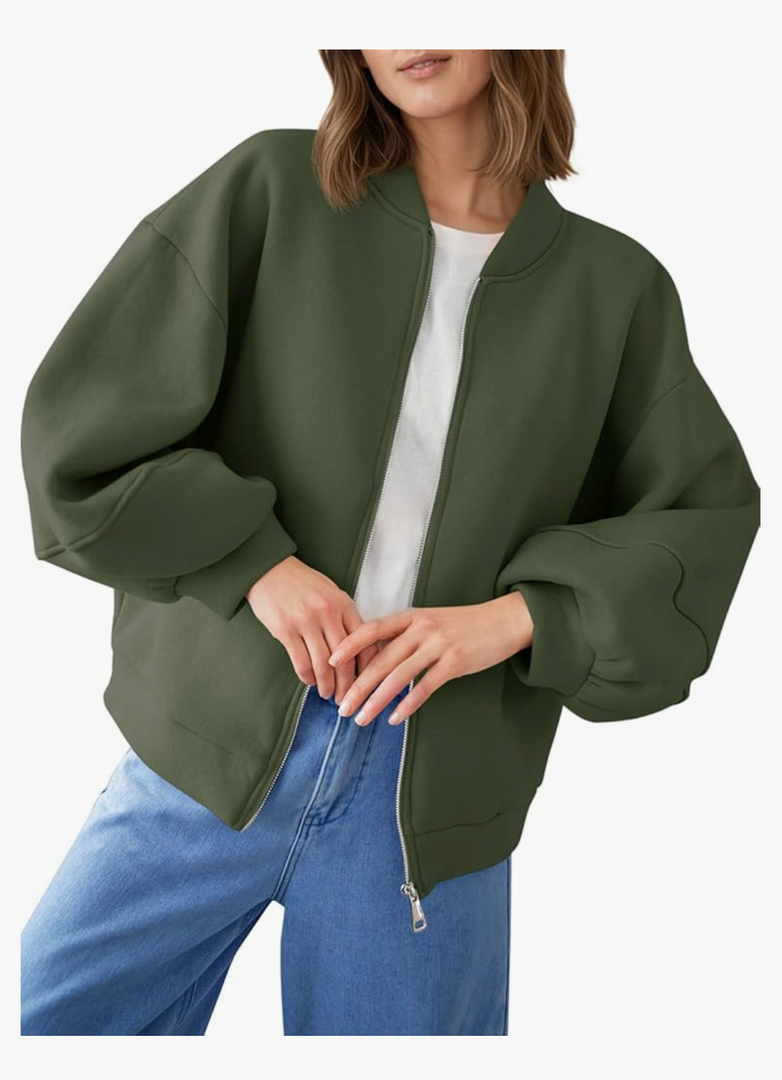 florence by mills womens Oversized Bomber Jacket, Size M