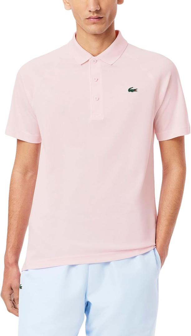 Lacoste Mens Regular Fit Uv Protect Polo Shirt (X-Large, Flamingo)
