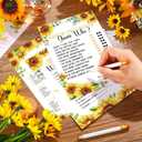 Teling 145 Pieces Bridal Shower Game Bridal Shower Favors Set Wedding Games Cards and Pencils for Bride Groom Bachelorette Party Wedding Party Favor(Sunflower Style), 7.87 X 5.51 Inches , 3.94 Inches