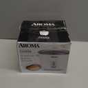 AROMA Rice Cooker, 3-Cup (Uncooked) / 6-Cup (Cooked), Small Rice Cooker, Oatmeal Cooker, Soup Maker, Auto Keep Warm, 1.5 Qt, White, ARC-363NG