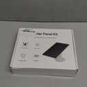 5W Solar Panels for Security Camera, Solar Panel with Micro USB & USB-C Port for DC 5V Outdoor Rechargeable Battery Camera, IP65 Waterproof, 360° Adjustable Security Mount, 9.8ft Cable（1PC）