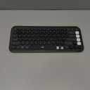 Logitech POP ICON Keys Wireless Bluetooth Keyboard, Comfortable Typing, Programmable Keys, Easy-Switch Between up to 3 Devices, for Laptop, Tablet, PC  Graphite and White