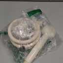 RV Bathroom Shower Sprayer Kit - Bisque Parchment Shower Head with Handheld Shower 60" Hose for Camp and Travel Trailer