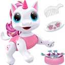 Power Your Fun Robo Pets Unicorn Toy for Girls and Boys - Remote Control Robot Toys with Interactive Hand Motion Gestures, STEM Programmable Treats, Walking, Dancing Robot Unicorn Kids Toy (Pink)