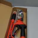 Pressure Washer Gun with Extension Replacement Wand, Power Washer Gun, M22 Fitting, 5 Nozzle Tips, 5000 PSI, 37 Inch (red and black)