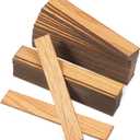 TOYANDONA 40pcs Miniature Dollhouse Flooring, Mini Floor Boards Self Adhesive Dollhouse Wood Flooring Peel and Stick for Dollhouse Accessories (Light Brown)