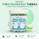 Toilet Deodorizer Tablets  Drop One In and Go  60 Count Citrus Scent  Odor Elimination for Bathroom  Replaces Toilet Spray  Long Lasting  Fresh Bowl Freshener