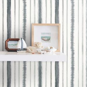 Timeet Peel and Stick Wallpaper Grey and White Contact Paper Geometric Stripes Wallpaper Self-Adhesive Removable Wallpaper for Bedroom Living Room Wall Decor 17.3393.7 (Gray)