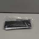 Recessed Finger Flush Pulls with Edge Pull -Sliding Closet Door Handles Hardware Suitable for Pocket Door,Closet Door,Sliding Doors, Barn Door Handle (Black, 7Inch)