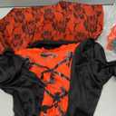 ThinkMax Halloween Vampire Costume for Girls， Kids Royal Queen Skirt for Halloween Dress Up Party, Size Medium