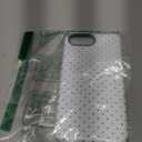 Jusy Compatible with MagSafe Polka Dot Case for iPhone 16e/17e, Cute Aesthetic Polka Dots Magnetic Phone Case, Soft TPU and Hard PC Protective Phone Cover for Women Girls (Matte) - White