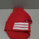 cyeollo Small Dog Sweater, Fleece Dog Sweaters Turtleneck Vest Soft Puppy Sweatshirt Stretchy Pet Fall Autumn Coat Warm Winter Clothes for Small Dogs Girl, Red L