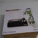 Victrola Eastwood  Bluetooth Record Player  3-Speed Turntable, Premium MM Cartridge, Vinyl Stream for Wireless Streaming, Removable Dust Cover, Built-in Speakers (Bamboo)