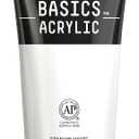 Liquitex BASICS Acrylic Paint, 250ml (8.5-oz) Tube, Titanium White, 8.45 Fl Oz